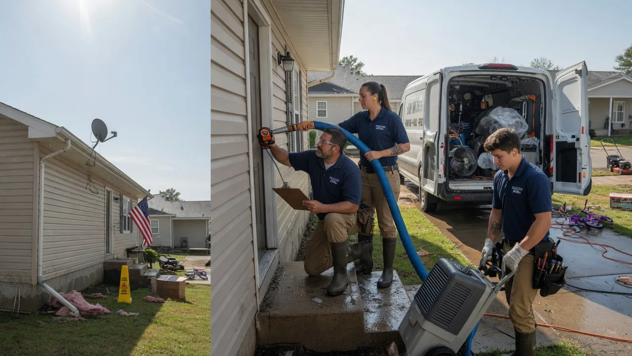 Ceiling Water Damage Restoration in Oakland, NE near me